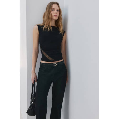 Mango top zwart afbeelding
