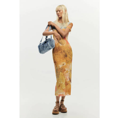 Desigual denim schoudertas blauw afbeelding