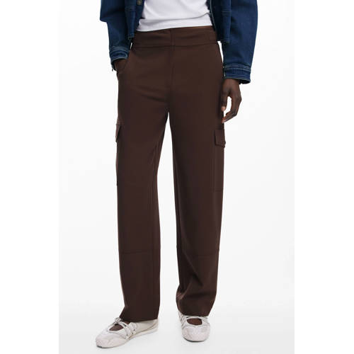 Desigual straight low waist cargobroek afbeelding