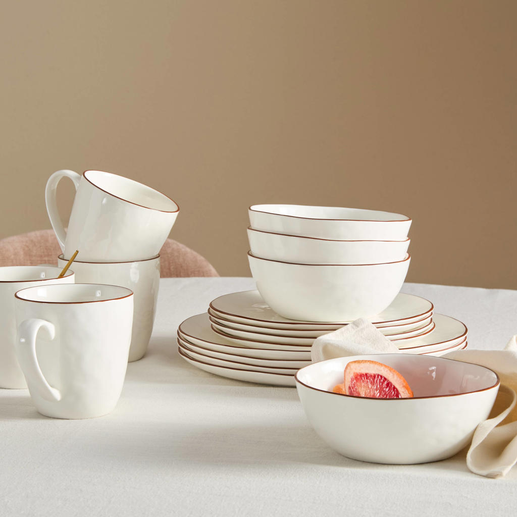 NOUS Living Edge serviesset (16-delig)
