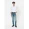 Matinique regular casual overhemd met linnen wit