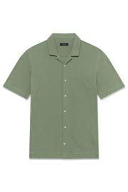thumbnail: Matinique katoenen regular fit overhemd - groen