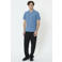 Matinique katoenen regular fit overhemd - blauw