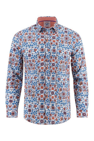 regular casual overhemd blauw