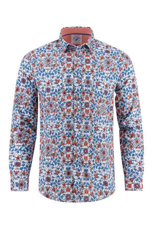 regular casual overhemd blauw