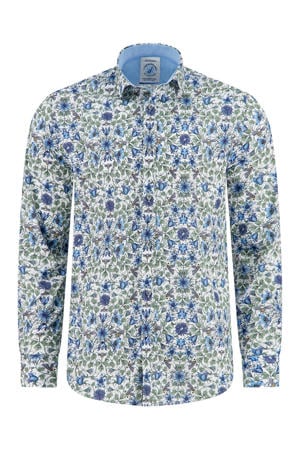 regular casual overhemd groen