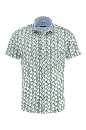 regular casual overhemd groen