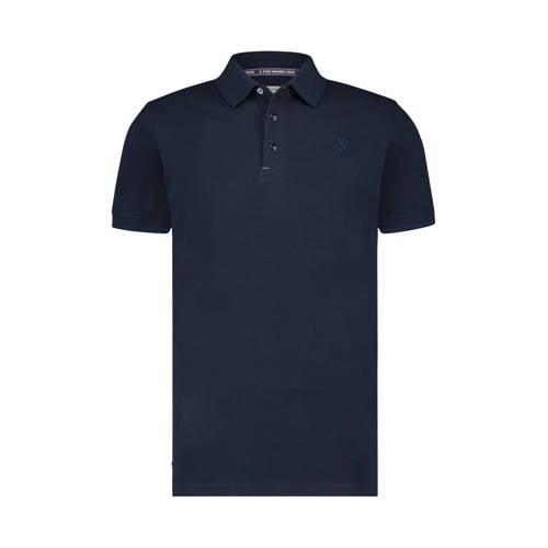 A fish named Fred regular polo donkerblauw afbeelding