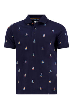 regular polo donkerblauw