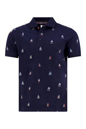 regular polo donkerblauw