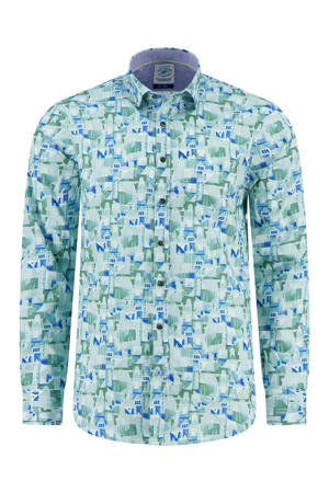 regular casual overhemd groen