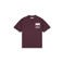 Croyez oversized T-shirt donkerrood