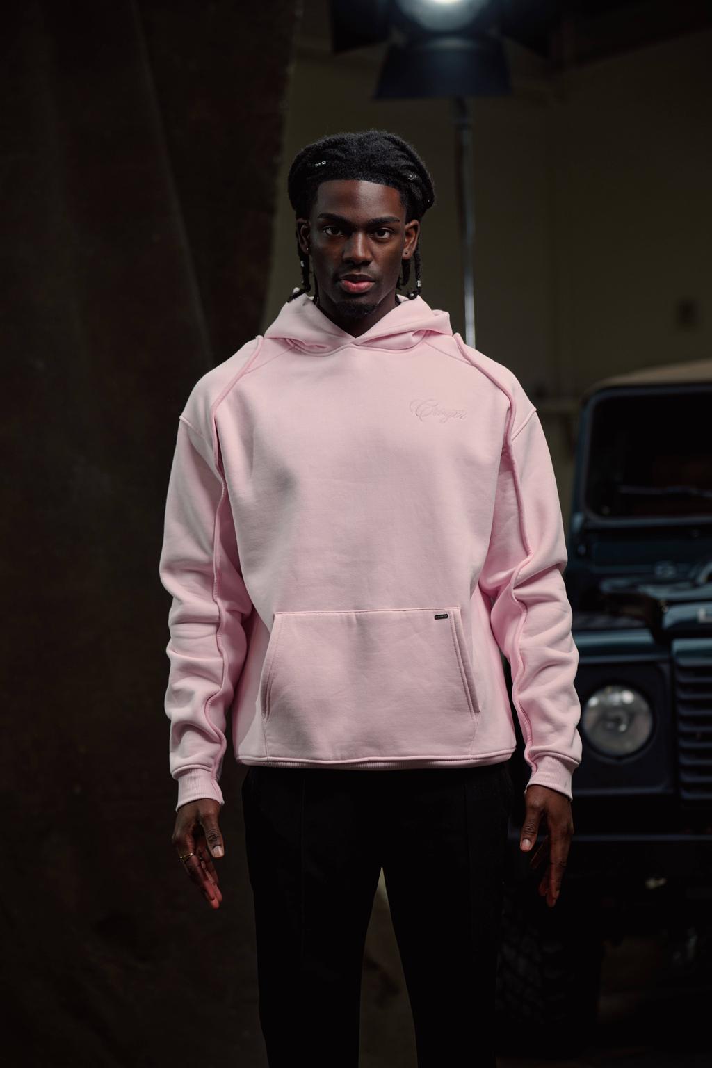 Croyez hoodie roze