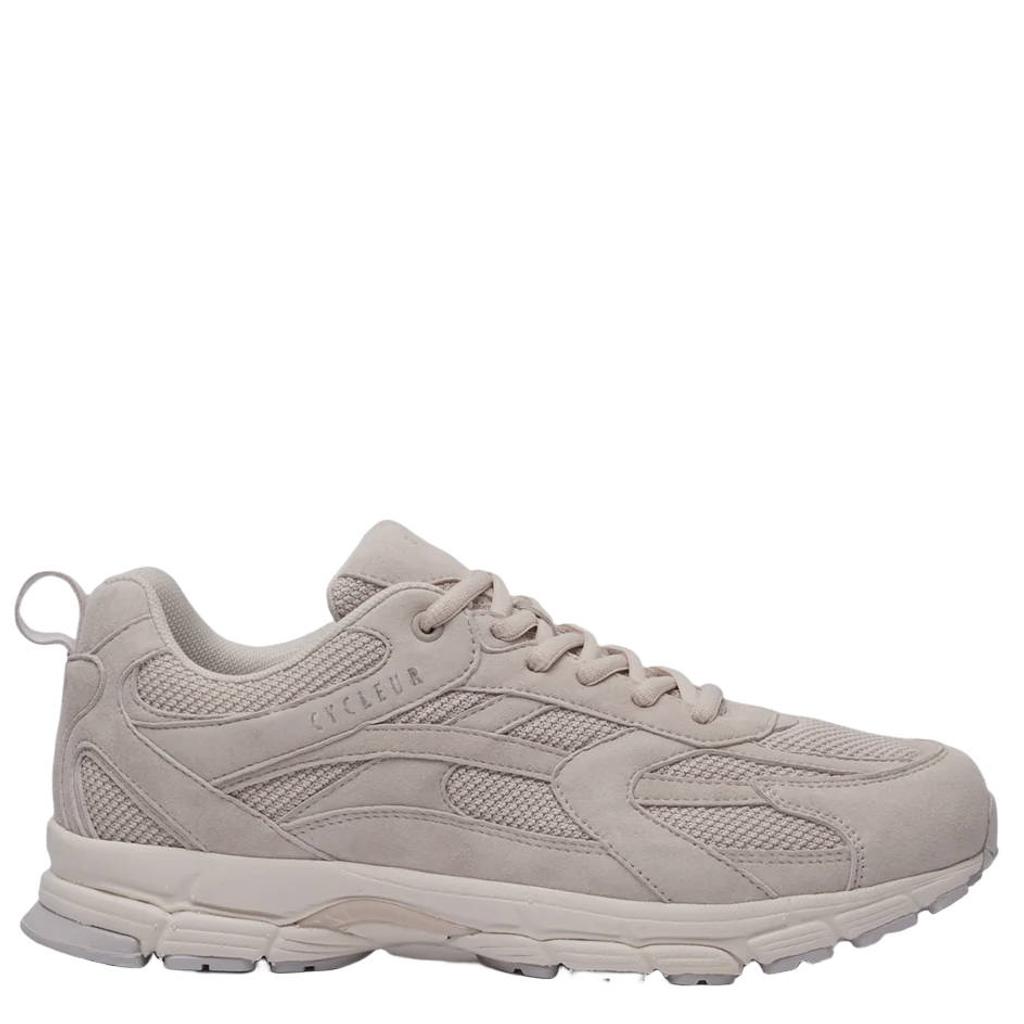 Beige heren Cycleur de Luxe sneakers met veters