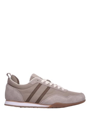 suède sneakers lichtbruin
