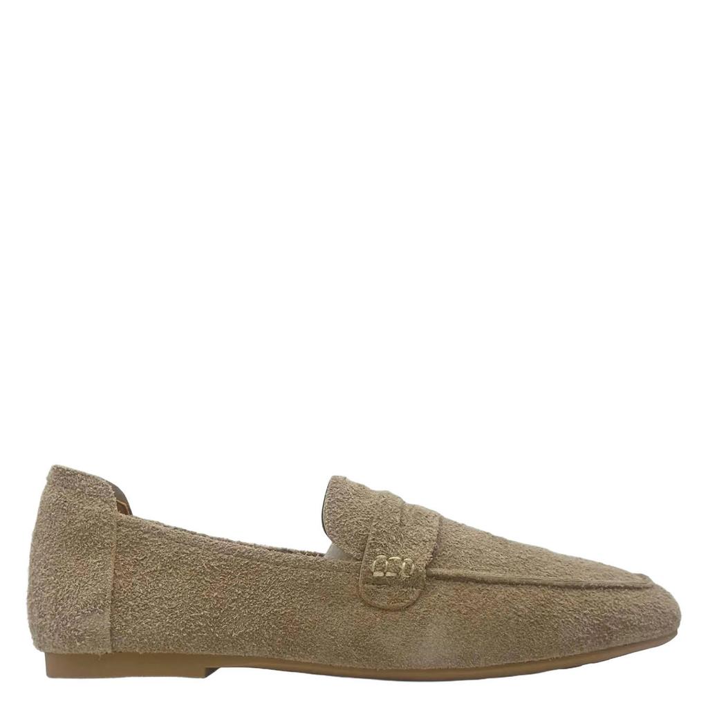 Beige dames Cycleur de Luxe Marigold suède loafers