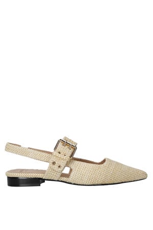 Lamium slingback loafers beige