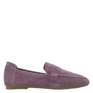 Marigold suède loafers paars