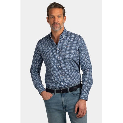 New Zealand Auckland regular casual overhemd blauw afbeelding