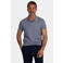 New Zealand Auckland regular polo met ingebreid patroon donkerblauw