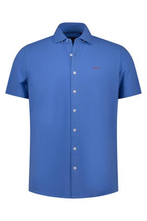 regular casual overhemd blauw
