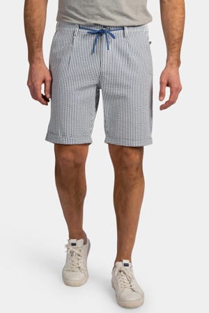 regular gestreepte casual short blauw