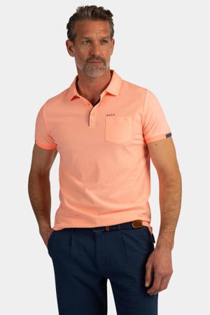 regular fit polo - neon zalm