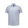 New Zealand Auckland regular fit overhemd met linnen - blauw