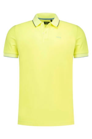 regular fit polo - geel