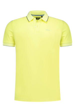 regular fit polo - geel