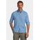 New Zealand Auckland regular casual overhemd met linnen blauw
