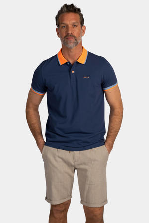 regular polo donkerblauw
