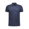 New Zealand Auckland regular fit polo met geribde boorden - donkerblauw