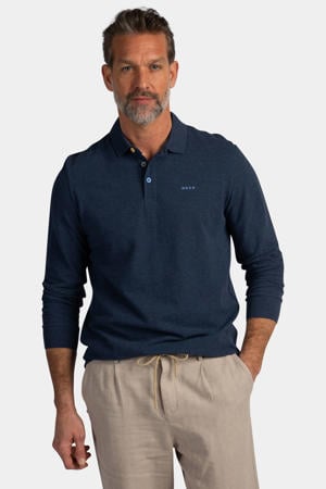 regular polo donkerblauw