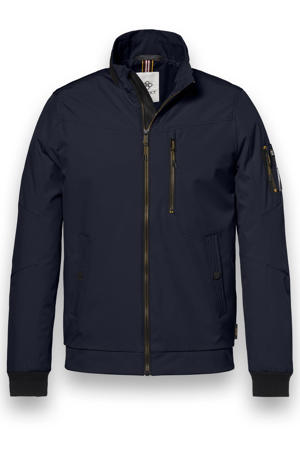 softshell jas donkerblauw