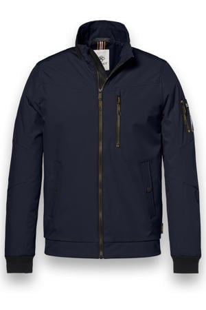 softshell jas donkerblauw
