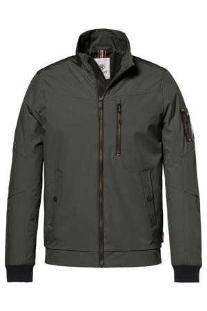 softshell jas donkergroen