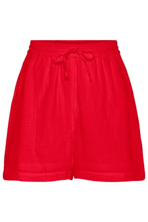 straight high waist casual short