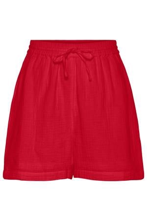 straight high waist casual short