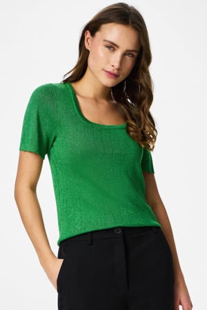 top gebreid groen