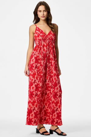 maxi jurk rood