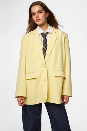 oversized blazer lichtgeel