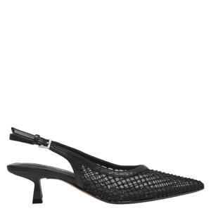 Onlcoco-9 Slingback Mesh Bling slingback pumps kitten heel zwart