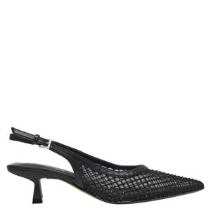 Onlcoco-9 Slingback Mesh Bling slingback pumps kitten heel zwart