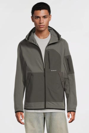 softshell jas donkergroen