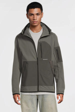 softshell jas donkergroen