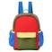Studio Noos teddy rugzak - blauw/rood/groen