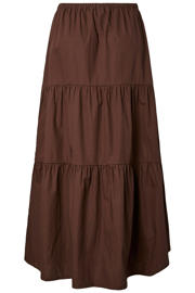 thumbnail: PIECES maxi rok bruin