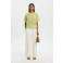 Selected top lichtgroen met textuur