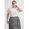 GREAT LOOKS top met textuur off-white